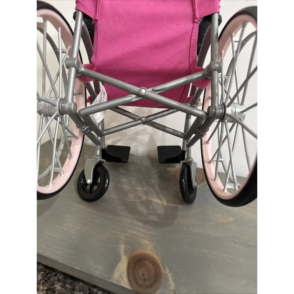 Our Generation Pink Wheelchair Handicapped Chair Toy Battat No Doll